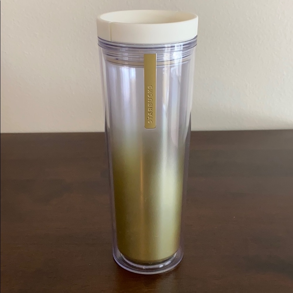 Starbucks Gold Ombré Tea + Coffee Insulated Tumblr